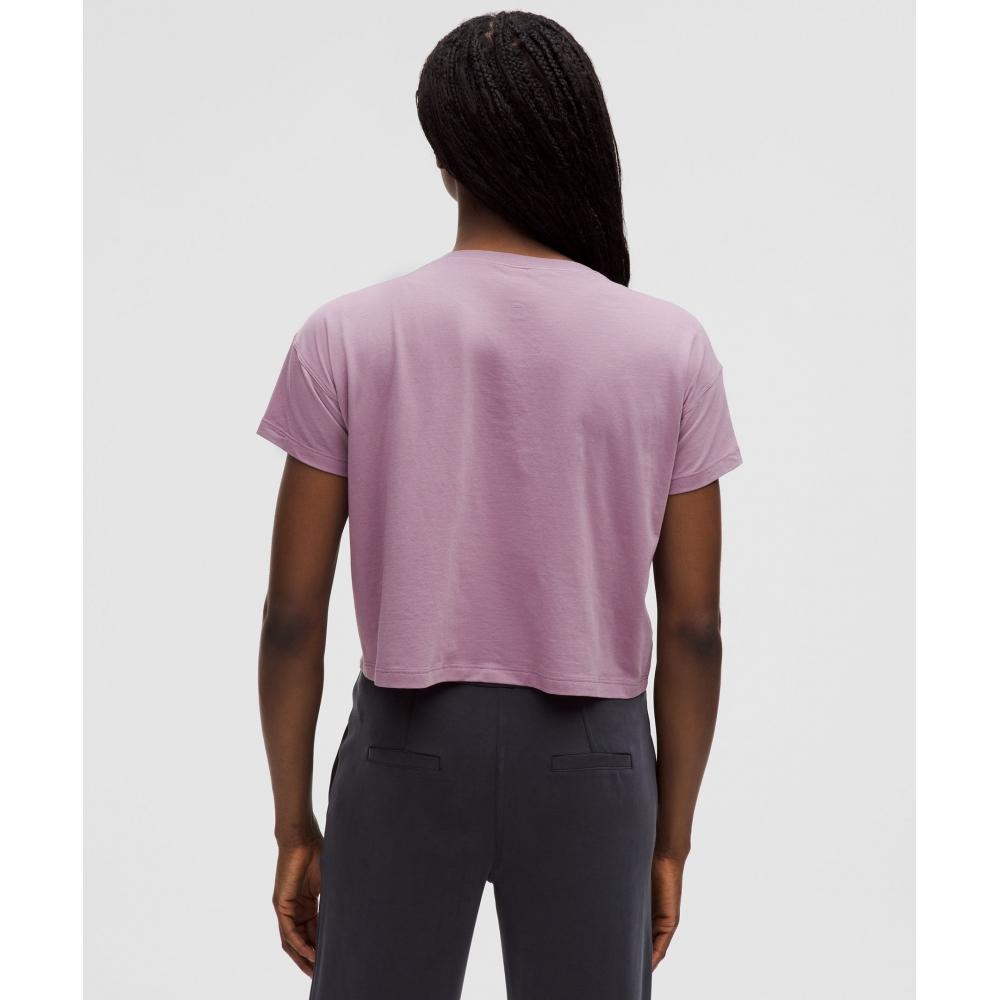 Lululemon Tričko CaTes Lavender Lux