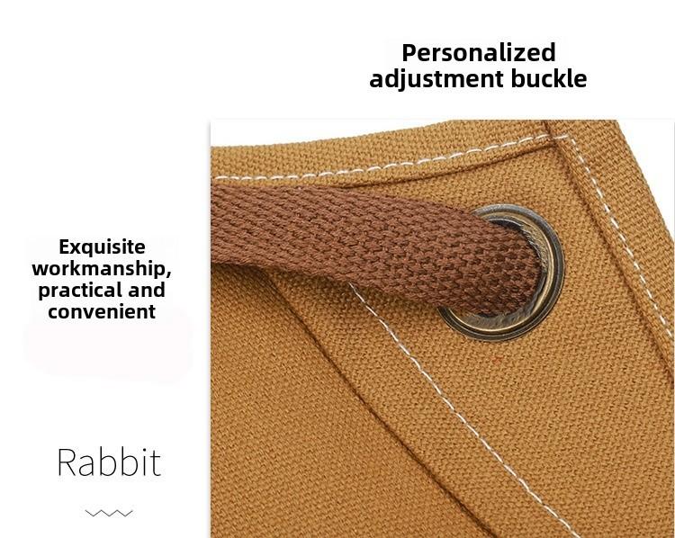 Wasserdichte und ölbeständige Koch- und Gartenschürze aus dicker Canvas-Baumwolle