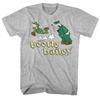 Beetle Bailey Beetle Run Sarge Yell Gray Adult T-Shirt