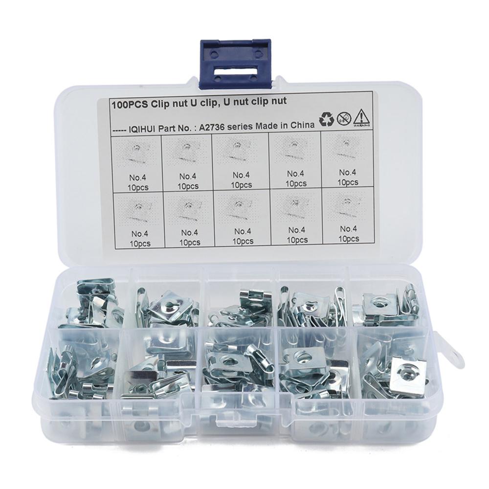 48PCS Stainless Steel Rubber Cushion Cable Clamp Kit