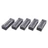 TB‑1505L Terminal Block 5 Positions 600V 15A Dual Row Screw Terminals Strip for Distribution Boxes D