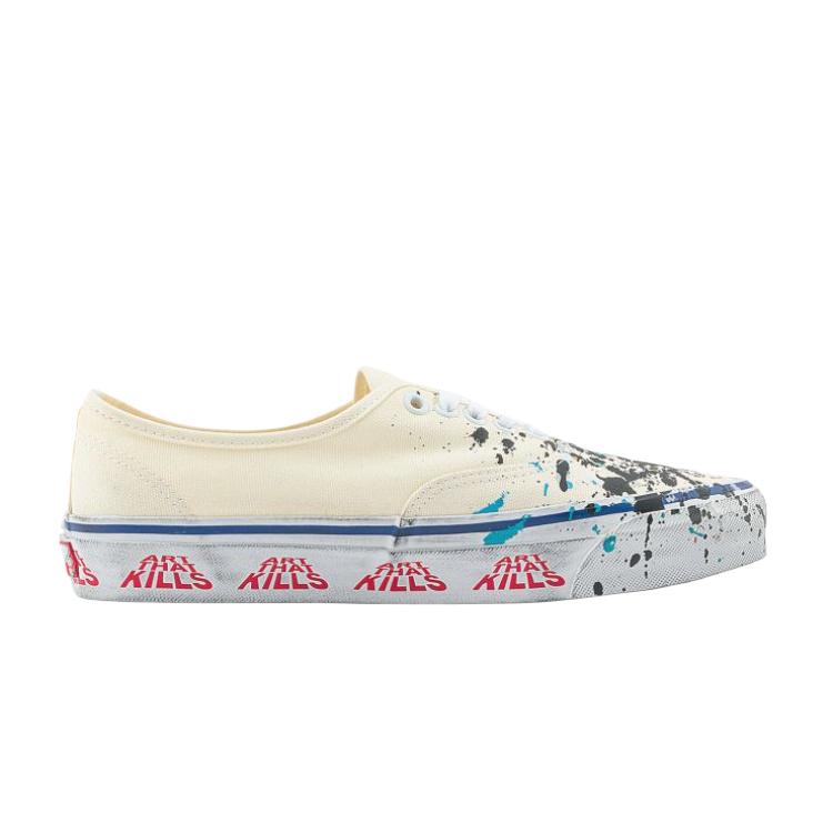 Gallery Dept. x Vans Authentic Reissue 44 Art That Kills Unisex Sneakers Cream VN000SJKEM2