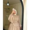 Xijun Elegant Chiffon Long Evening Dresses O-Neck Full Sleeves Prom Dress A-Line Modest Dubai Prom Gown Floor Length Customized