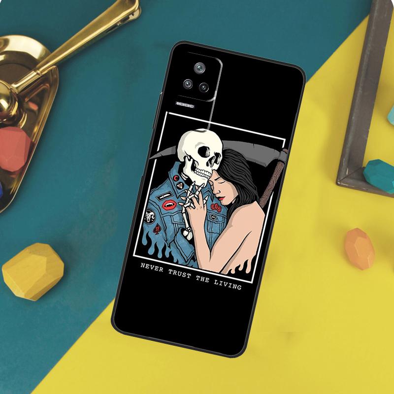Reaper Skull Skeleton Case For Xiaomi 13T 14T 15T 14 15 Ultra 17 Pro Max POCO F8 Ultra X7 X5 X6 F5 F6 F7 Pro Cover