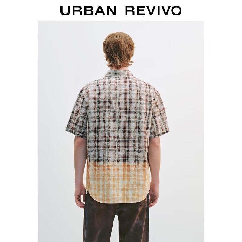 UR Women's Retro Plaid Short Sleeve Button-Up Shirt