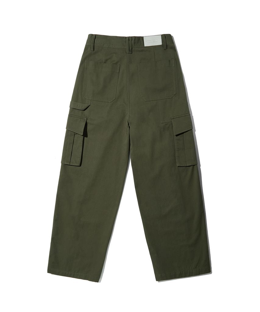 DTHIRTYONE Vertical One Tuck Cargo Pants_Dark Olive