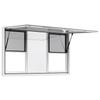 152x92 cm Imbissstand Servicefenster Food Truck Service Markise