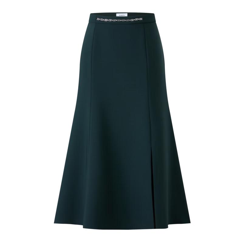 PORTS Women's Wool Blend High-Waisted A-Line Skirt