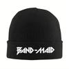 2026 Band Maid Japanese Girls Band  Knitted Caps for Women Men Beanies Winter Hat Acrylic  Warm Melon Cap