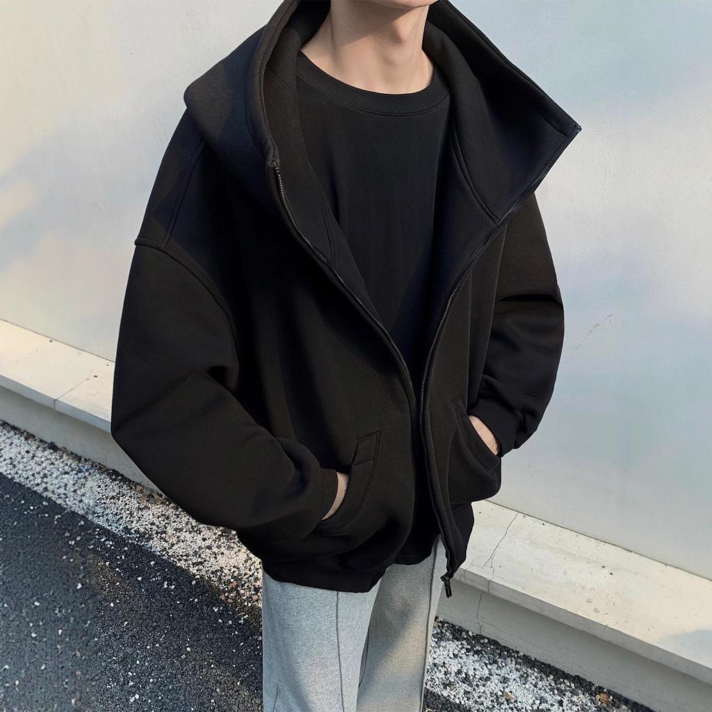 Herrkofta Hoodie Höst och Vinter Långsam Hoodie