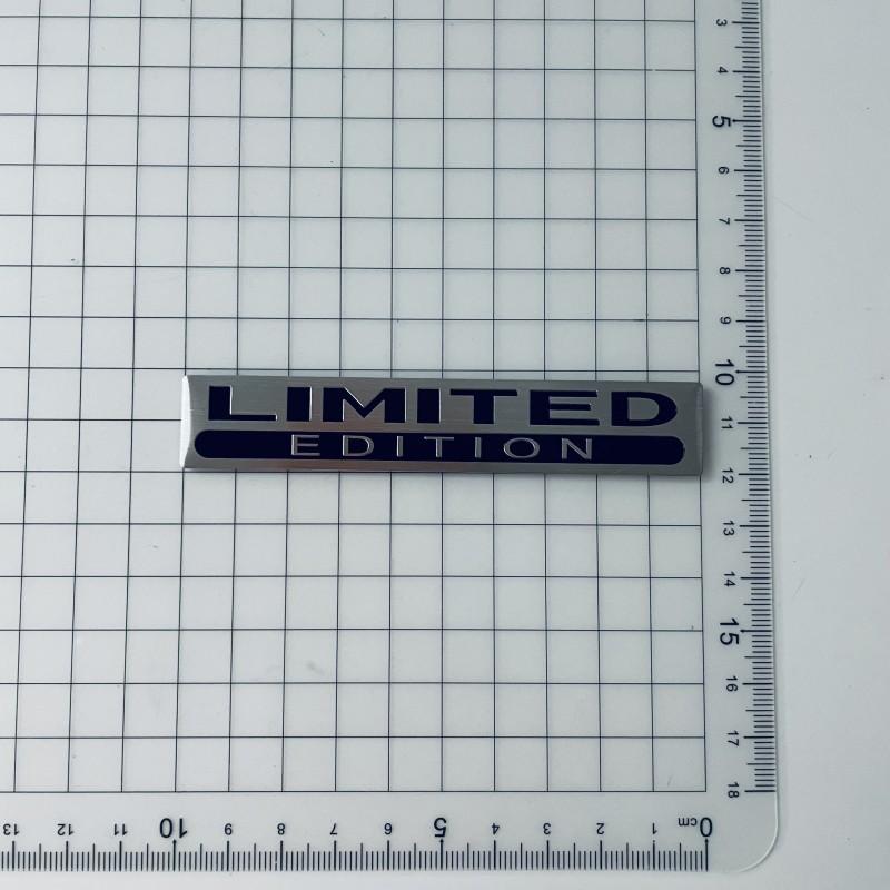 3D Aluminium Metal Silver Black Logo LIMITED EDITION Emblem Car Fender Badge Trunk Decal Special EDITION Stikcer Accessories