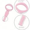 Magic Useful Cosmetic Mascara Eyelash Comb Applicator Helper Guide Card Tool, Reusable Makeup Helper for Perfect Eyelashes and Eyeliner Application