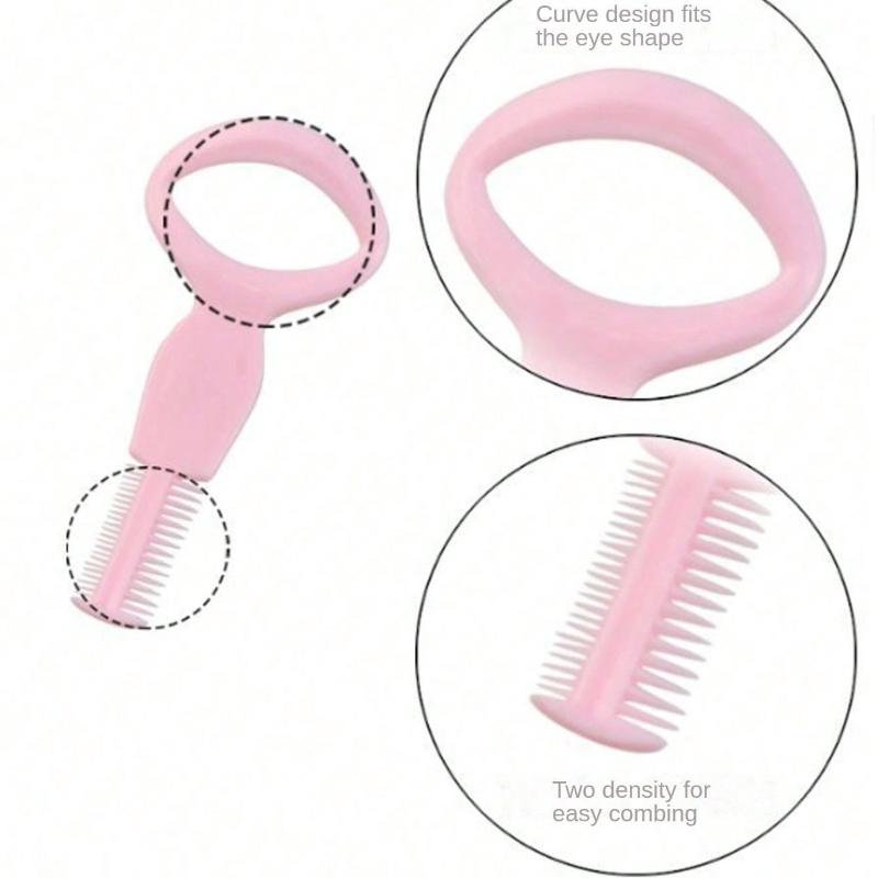 Magic Useful Cosmetic Mascara Eyelash Comb Applicator Helper Guide Card Tool, Reusable Makeup Helper for Perfect Eyelashes and Eyeliner Application