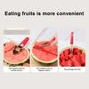 Watermelon Cutter Stainless Steel Fruit Slicer Tool Multipurpose Mango Pineapple Cantaloupe Cutter Easy Clean Food Safe Kitchen Gadget for Camping