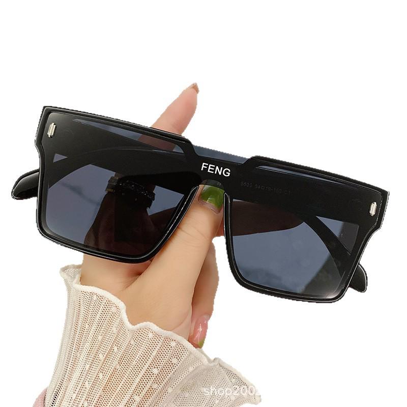 New Women s Oversized One-Piece Sunglasses - European American Fashion, Street Style UV-Protection Driving Glasses Child Size