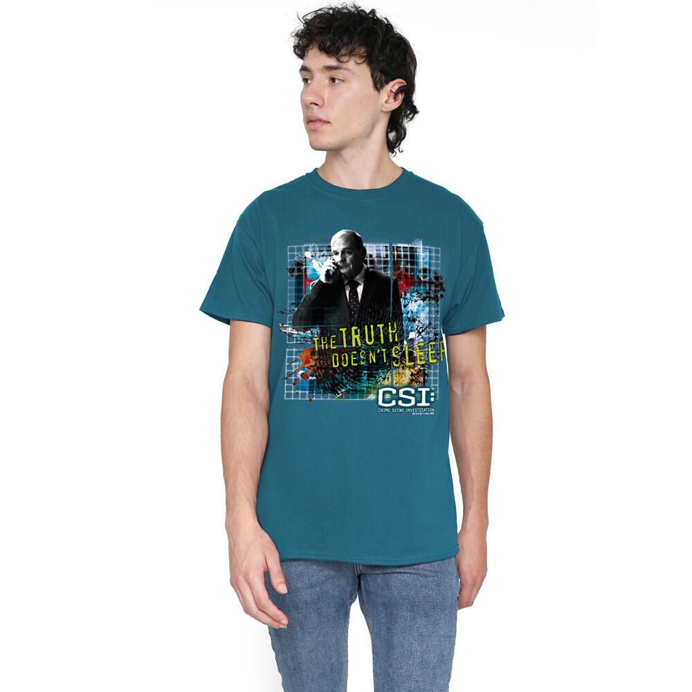 Csi Truth Doesnt Sleep T-Shirt S-2XL Slate M