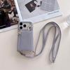 Crossbody Zipper Wallet with Card Holder Phone Case for IPhone Air 17 14 11 Pro Max 13 12 16 15 Plus Ring Stand Leather Cover