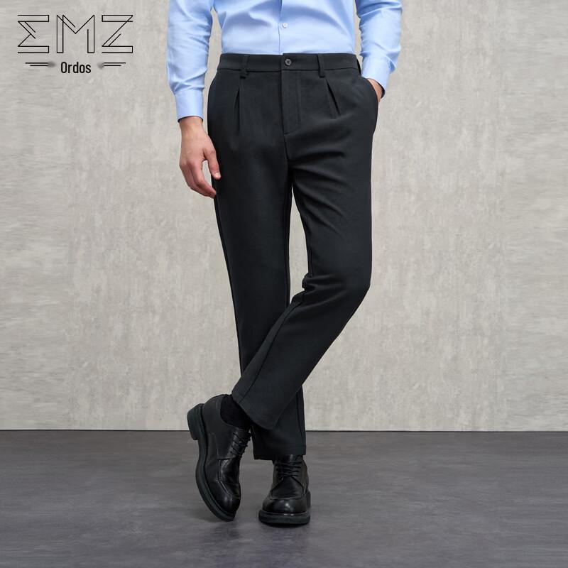 EMZ Men s Striped Wide-Leg Casual Pants 35
