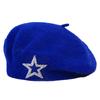 Five-Pointed Star Knitted Painter Hat Soft Beanie Cap Streetwear Wool Beret  Autumn