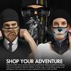 Mască amuzantă 3D Motocicletă Acoperire pentru față Mască de schi Joker Skull Balaclava Acces pentru cap pentru drumeții în aer liber Camping Gât Bandana Esarfă bărbați