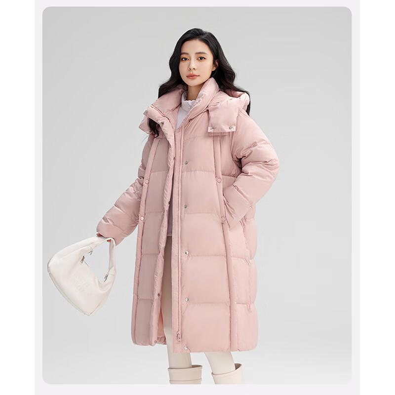 

YAYA 2025 Женский длинный пуховик с капюшоном