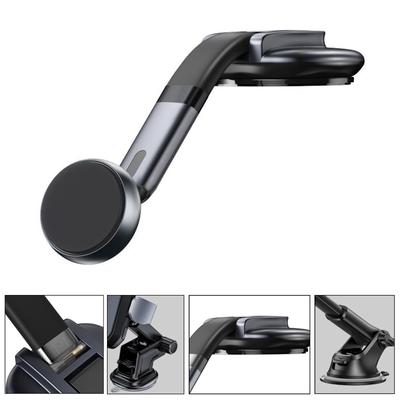 Magnetic Phone Car Mount, Universal Dashboard Windshield Industrial-Strength Suction Cup Car Phone Mount Holder