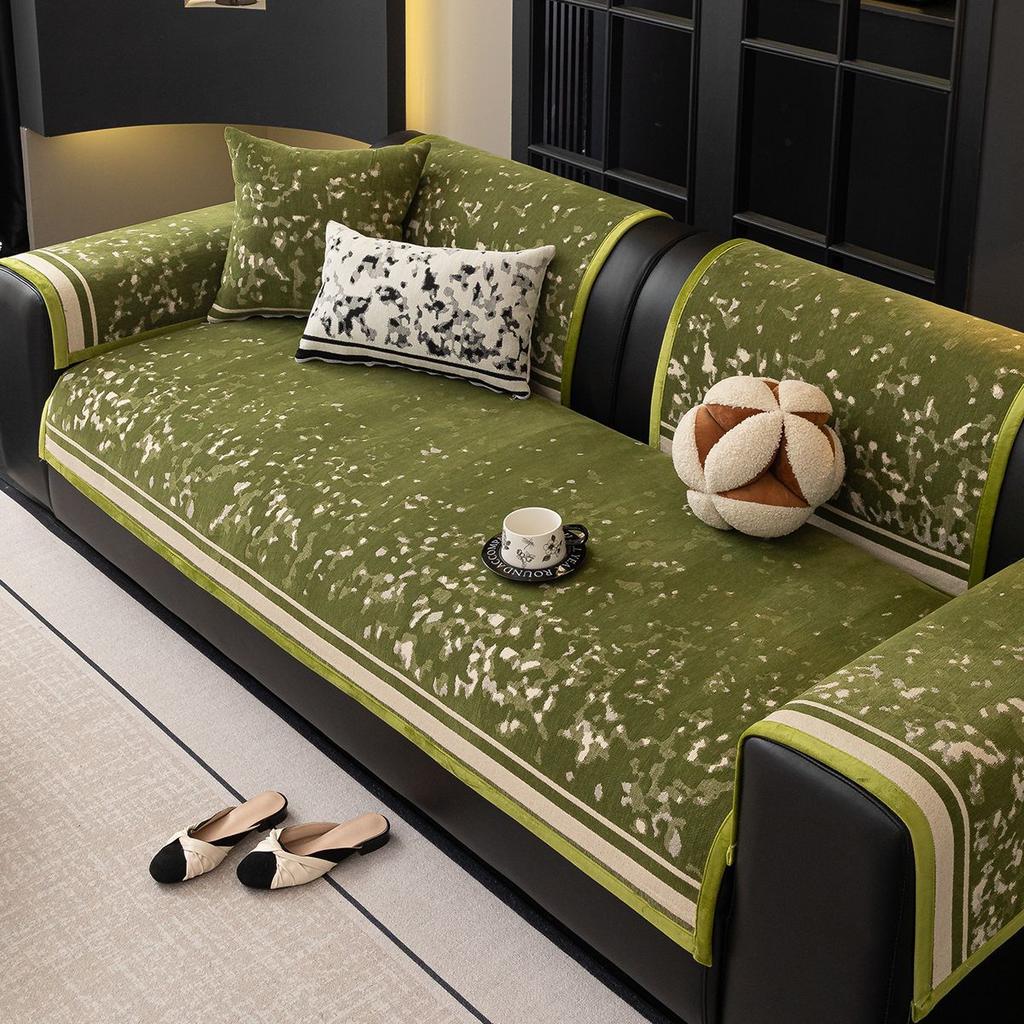 Chenier Sofa Cushion New  Light Luxury Seat Cushion Four Seasons Universal Non-Slip Leather Sofa Cover Backrest Cover Cloth Towel