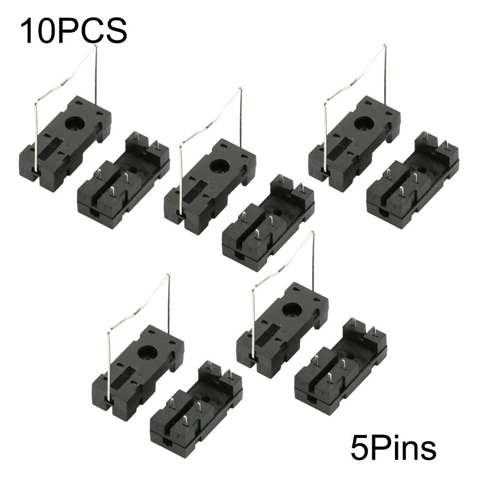 10 PCS Car Relay PCB Socket 14F-2Z-A2 For G2R-1 G2R-2 G2R-1-E RT424024 HF115F Automotive Accessories