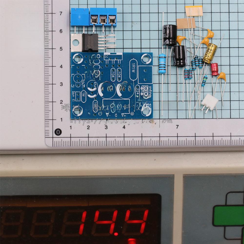 LM1875T Audiophile HiFi Mono Amplifier DIY Kit - Loose Parts