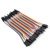To Male 2.54mm DIY Male To  Female Breadboard Electronic Kit Connector Jumper Wire Dupont Cable