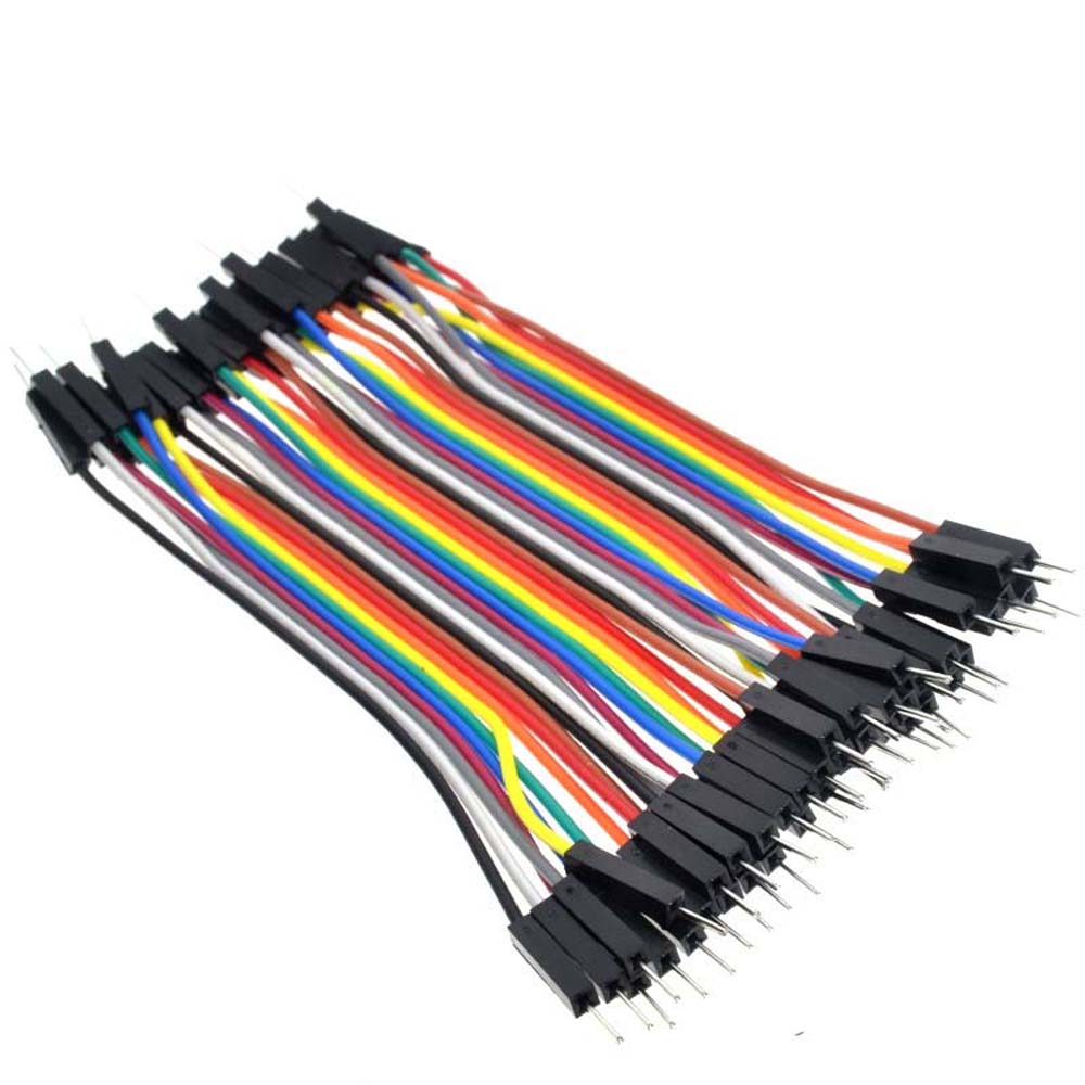 To Male 2.54mm DIY Male To  Female Breadboard Electronic Kit Connector Jumper Wire Dupont Cable