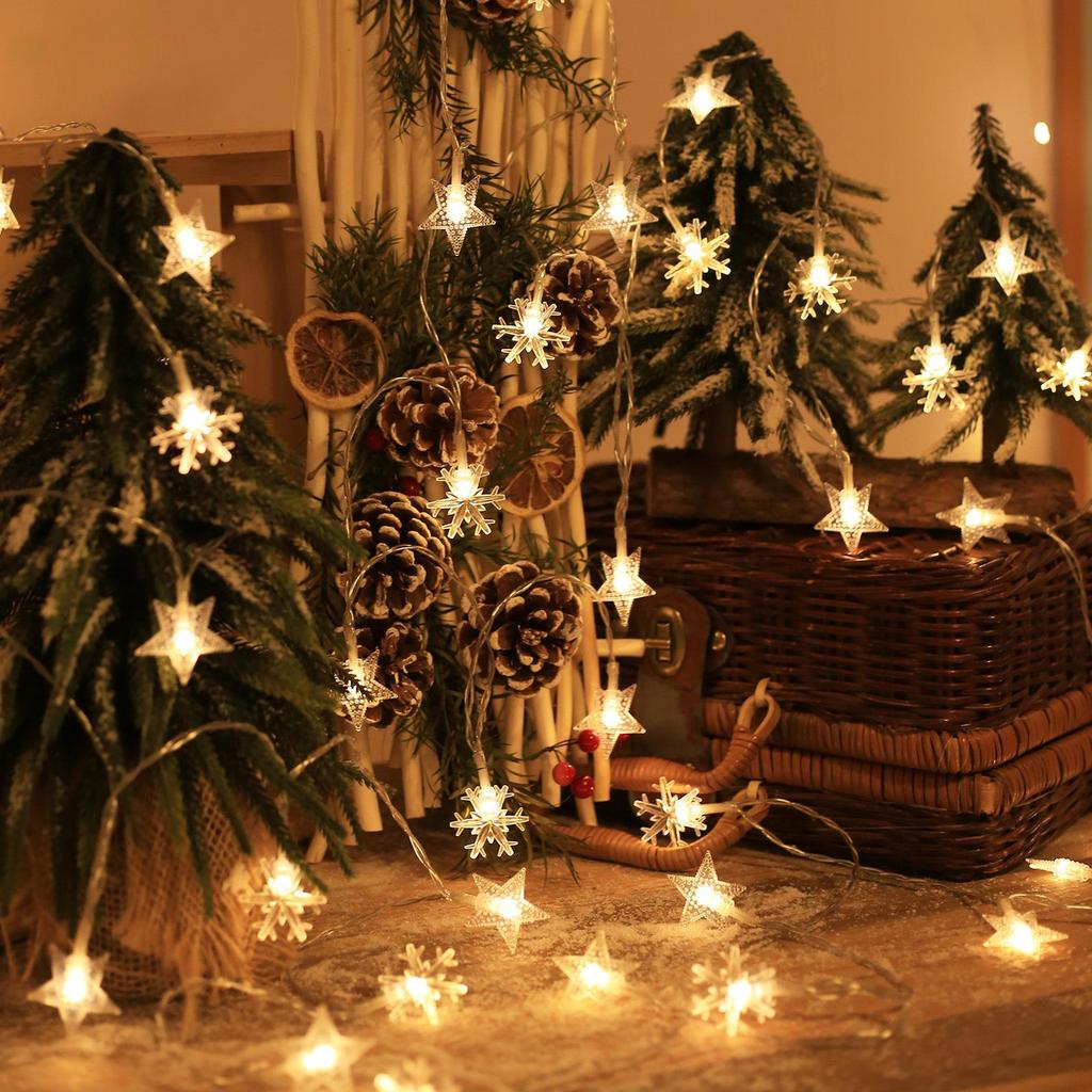 Christmas String Lights Clear Warm White for Xmas Tree Holiday Garden
