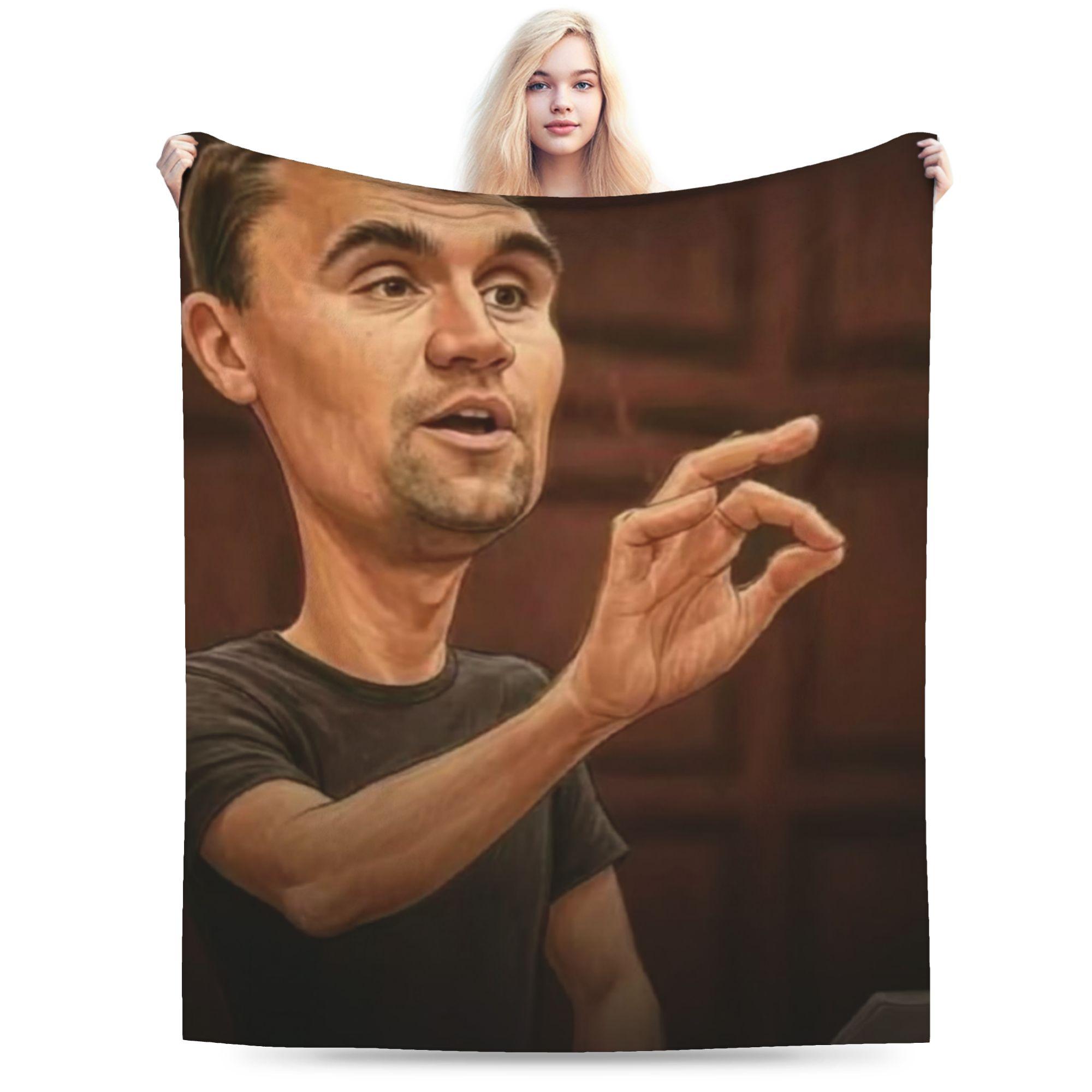 

Super Soft Charlie Kirk Throw Blanket Premium Fleece Flannel Lightweight Bed Blanket Cozy Plush Bedspread All Season Use 75x90cm