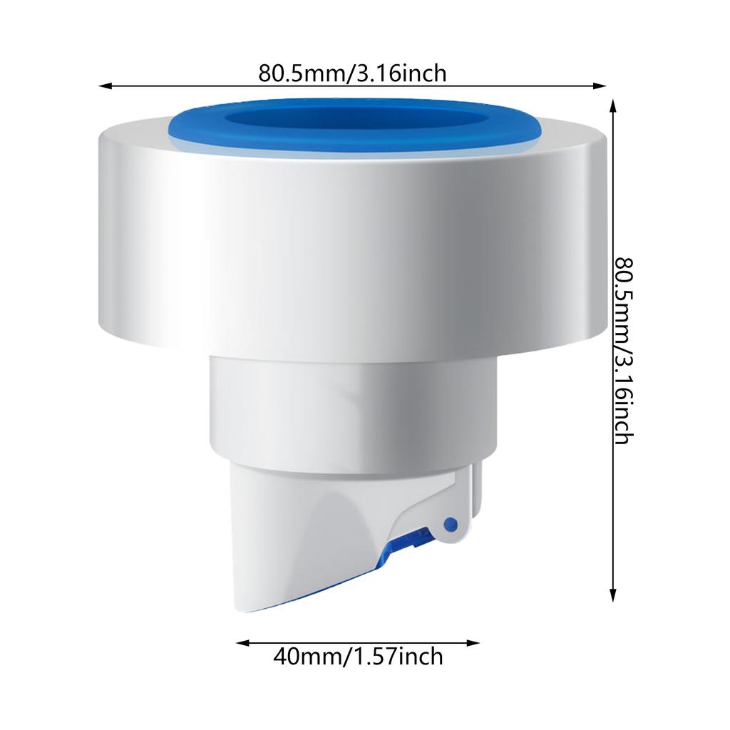 ABS Drain Seal Plug Easy to Use Silicone Drain Cover Simple for Odor Prevention & Leak Protection in Kitchen & Bathroom