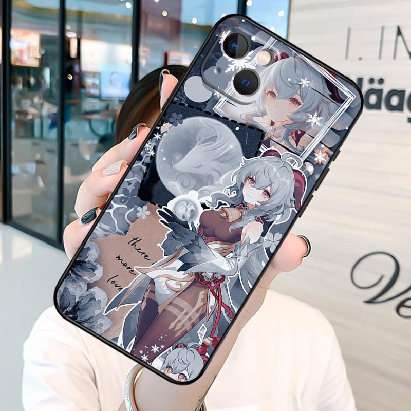 Ganyu Genshin Impact Phone Case For iPhone 13 12 Mini 11 14 15 16 Pro Max Plus X XS Max XR Cover Shell