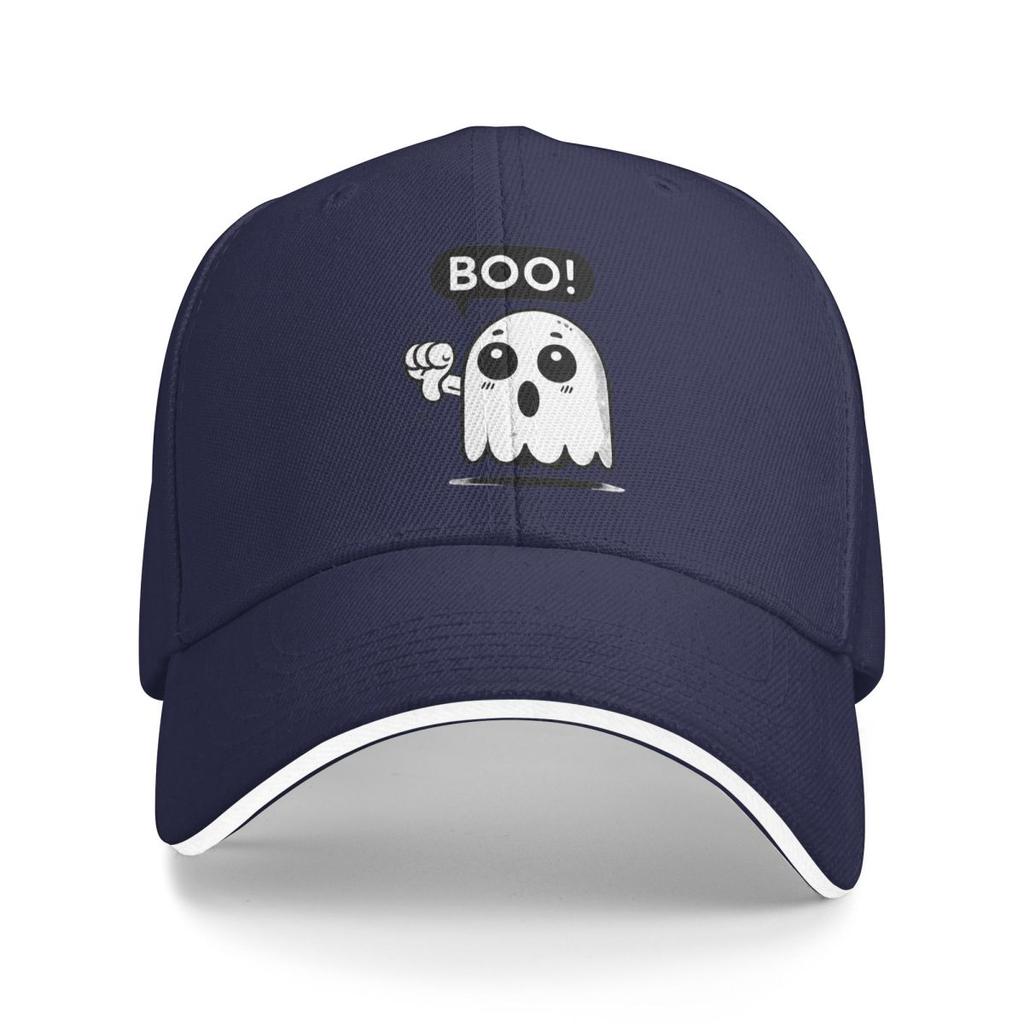 Ghost Of Disapproval BOO Baseball Caps Snapback Baseball Hats Breathable Casual Casquette Outdoor for Men And Women
