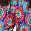 Men's 60s 70s Hippy Costume Psychedelic Suit Fancy Dress Love Peace Costume with Flares