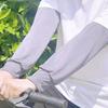 Men's Loose Ice Silk Sleeves Cooling Arm Cover - Breathable Quick Drying Outdoor Sports UV Protection Sleeves