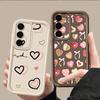 Colorful Love Heart Case For Samsung S26 S25 Ultra S24 S23 S22 S21 FE A18 A54 A55 A16 A26 A36 A56 A17 A27 A37 A57 5G Shockproof Bumper Cover