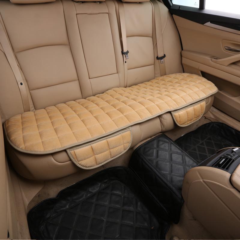 Universal Non-Slip Winter Car Seat Cushion, Tie-Free, 3-Piece Set, No Backrest