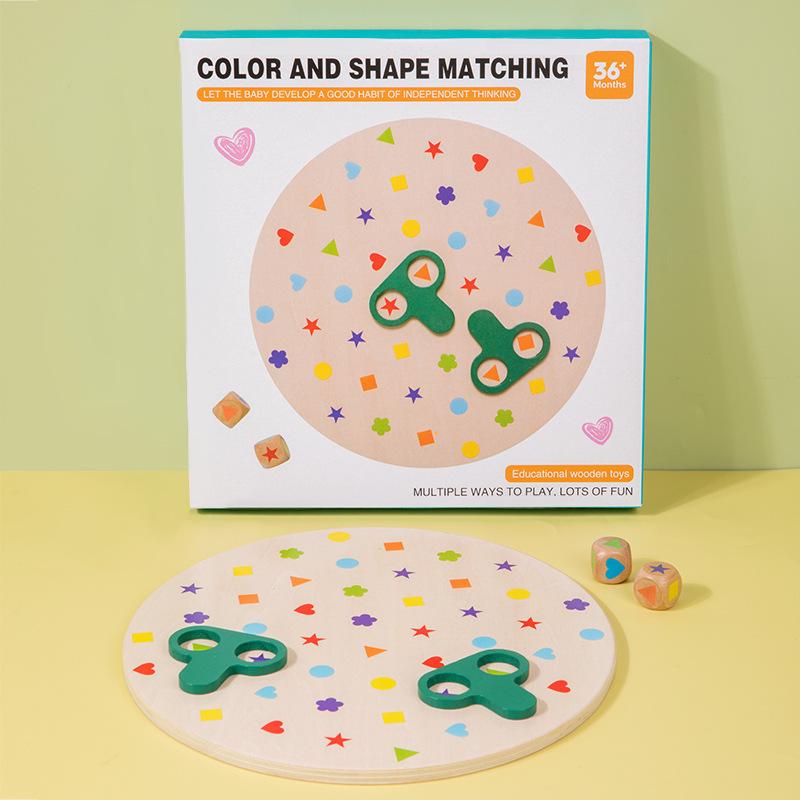 Shape Match Battle: Kids' Reaction Training Table Game for Parent-Child Interaction