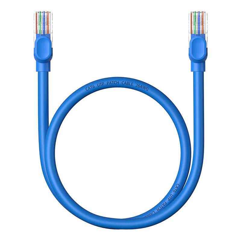 Kabel Sieciowy Baseus Ethernet Rj45, Cat.6, 0,5M (Niebieski)