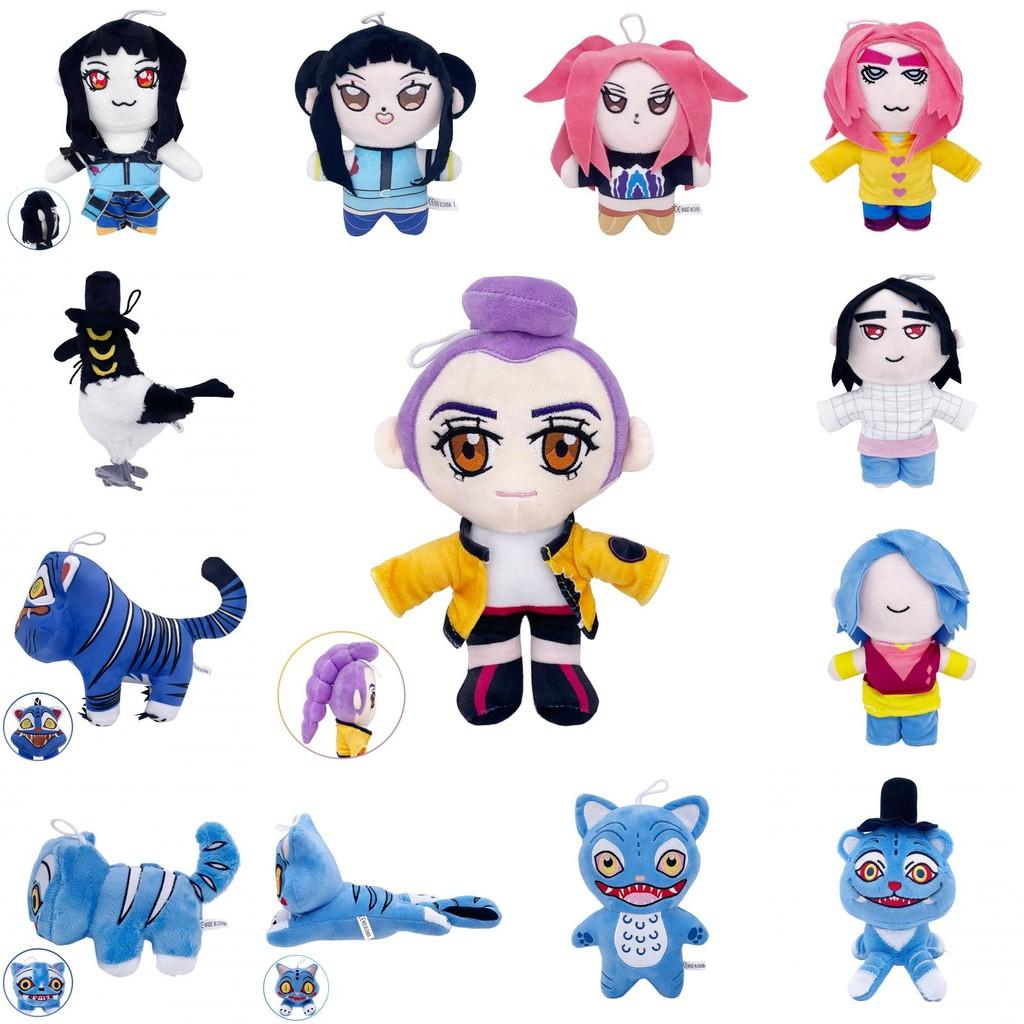 Hunters Demon Kpop Animal Plush Toy Fluffy Water Crystal Plush Fans Collectors