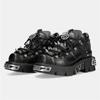 Fashion 2025 Brand Design Quality Women's Punk Gothic Shoes Comfortable High Heel Metal Decoration Rivet Handsome Motorcycle Boots