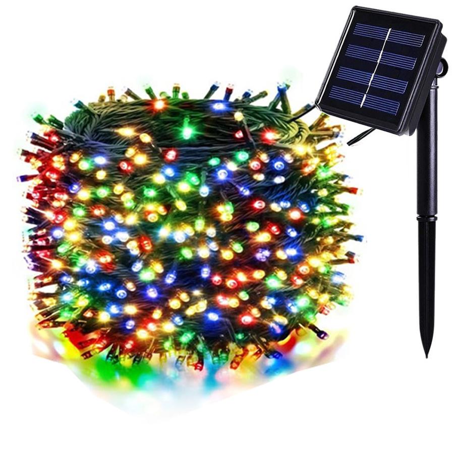

20M 30M 50M 100M Рождественская солнечная гирлянда уличная рождественская гирлянда солнечная гирлянда для сада патио забор декор 12M 100LEDS разноцветный