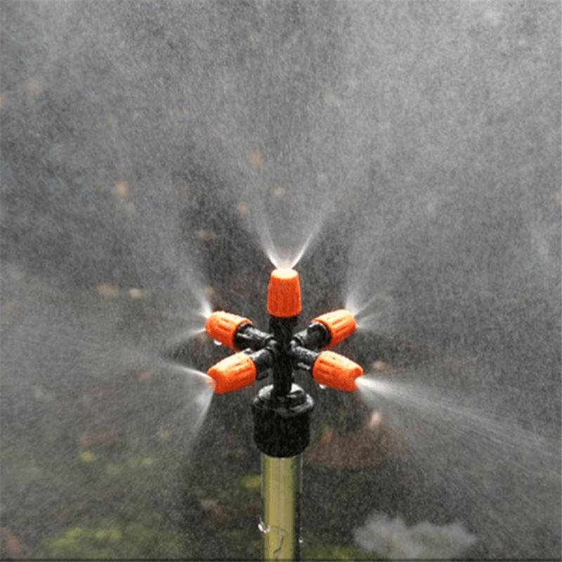 Spray Nozzles 360 Degree Rotating Sprinkler Head Garden Greenhouse Irrigation Dusting Humidification Hydraulic Piping Fittings
