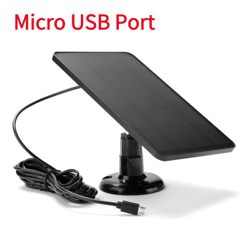 

10 Вт 5 В солнечная панель 360 Регулируемая Micro USB Type-C DC5521 Уличное зарядное устройство для солнечных батарей Солнечные панели для освещения двора