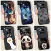 Cartoon Fashion Back Cover For Infinix Zero 40 4G X6860 Phone Case Soft Silicone Dragon Astronaut Black Cat Funda Zero40 Bumper
