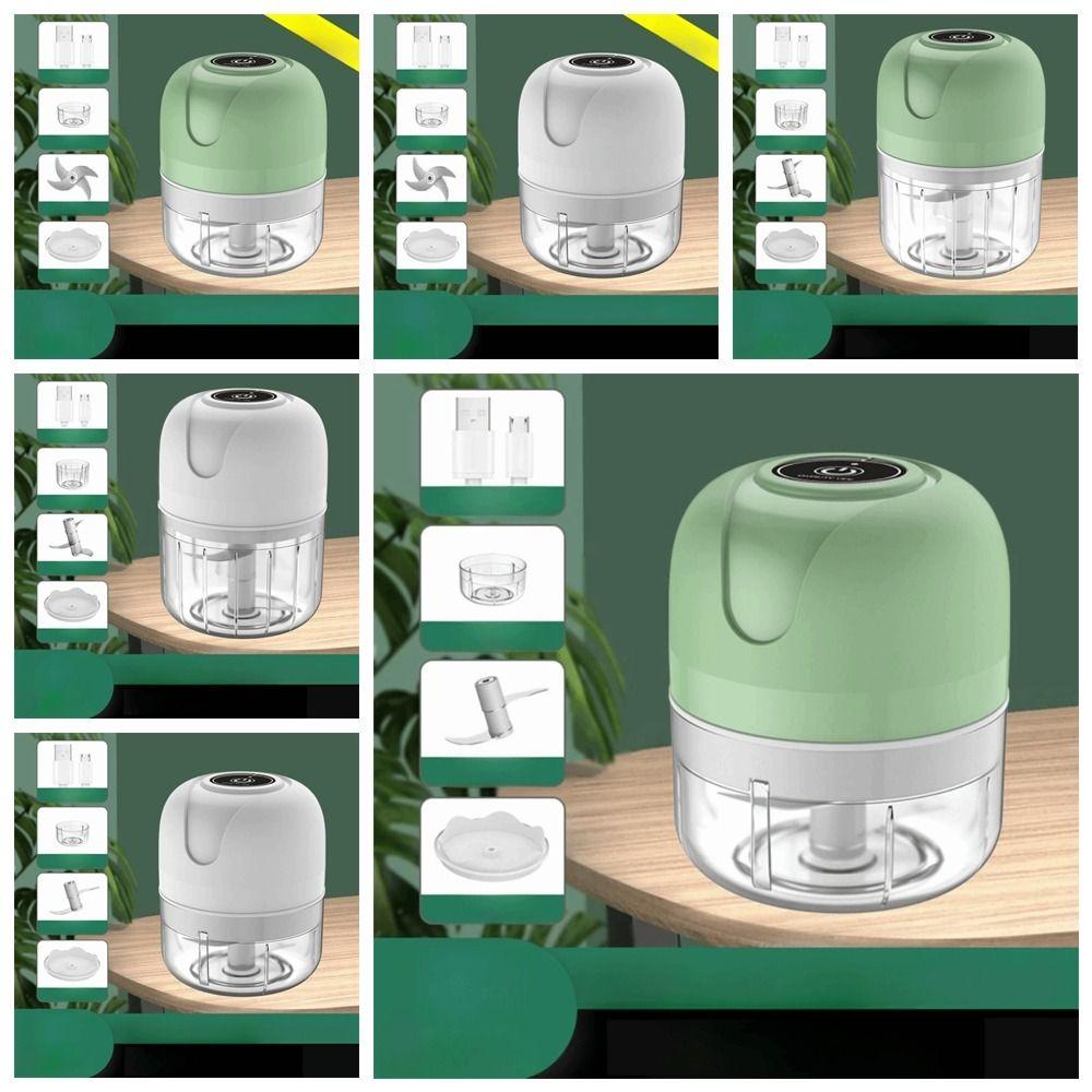 Vegetable Crusher Mini Food Chopper Wireless USB Meat Grinder Electric Garlic Chopper Kitchen
