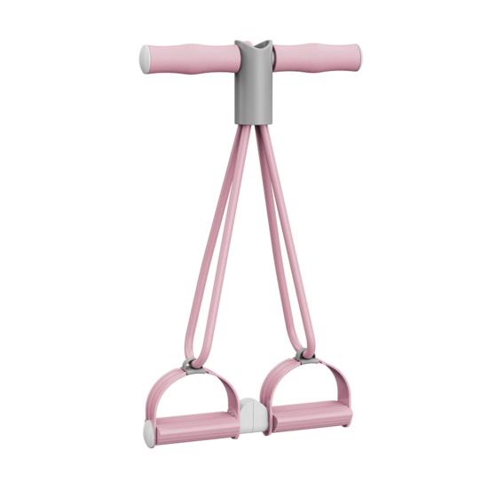 Separable Pedal Ankle Puller Resistance Band with Handle Elastic Yoga Sit-up Pull Rope Men Women Pedal Tensioner Exerciser Workout Equipment